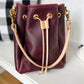 Emery Drawstring Bucket in Purple Kodiak