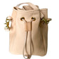 Emery Drawstring Bucket in Milled Vegetable Tan