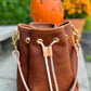 Emery Drawstring Bucket in Cider