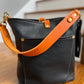 Bennett Bucket in Black Kodiak