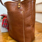 Tall Tote in English Tan