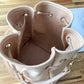 Emery Drawstring Bucket in Milled Vegetable Tan