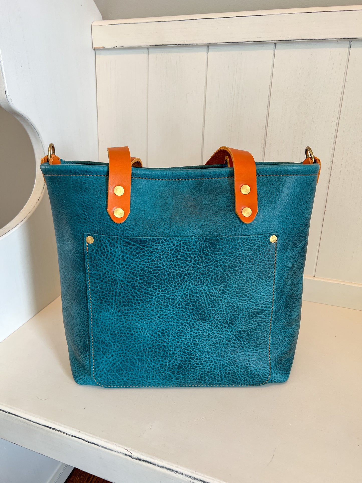 Classic Tote in Blue Moon Bison