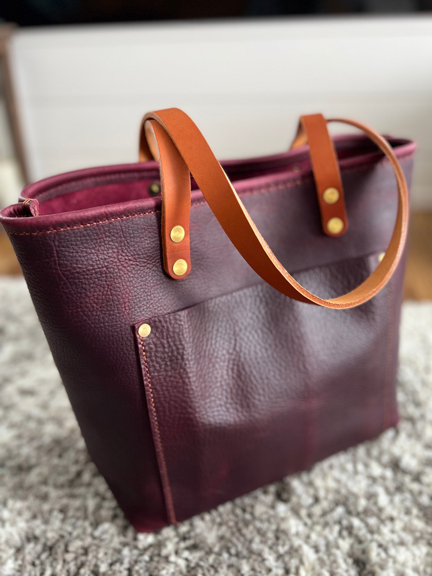 Classic Tote in Purple Kodiak