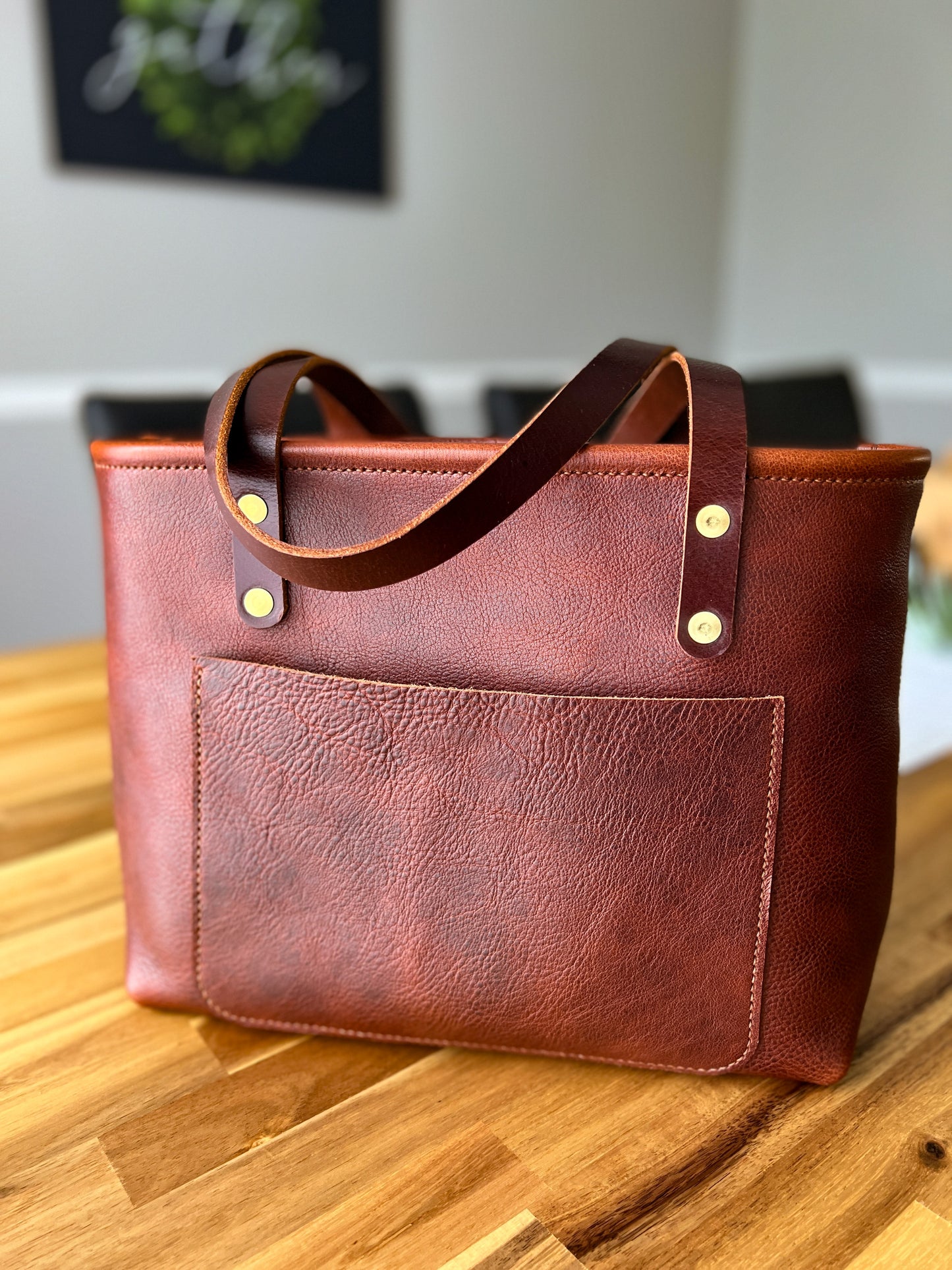 East-West Shopper in New Cognac