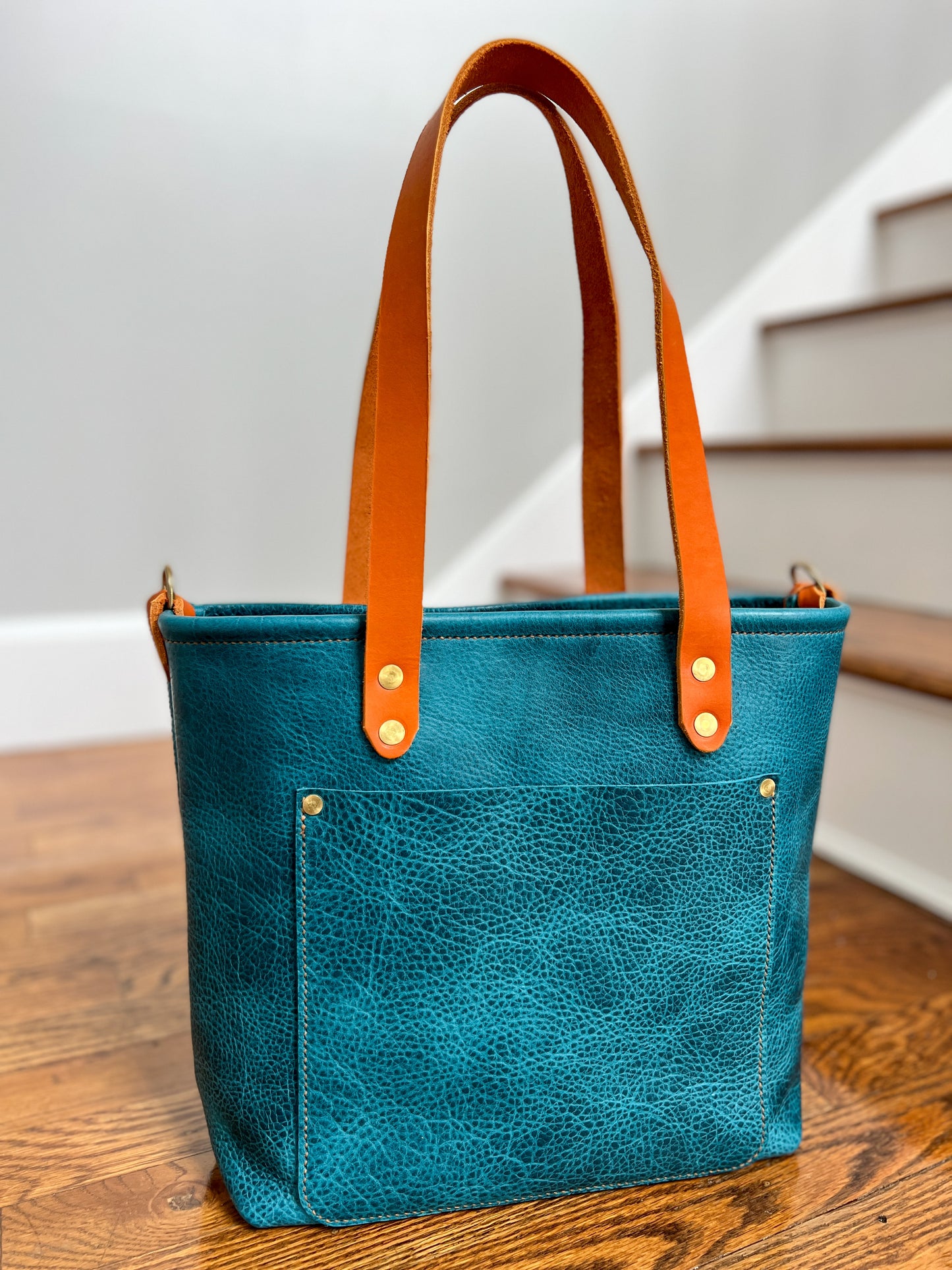 Classic Tote in Blue Moon Bison