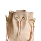 Emery Drawstring Bucket in Milled Vegetable Tan