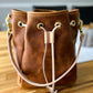 Emery Drawstring Bucket in Timber