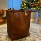 Tall Tote in English Tan