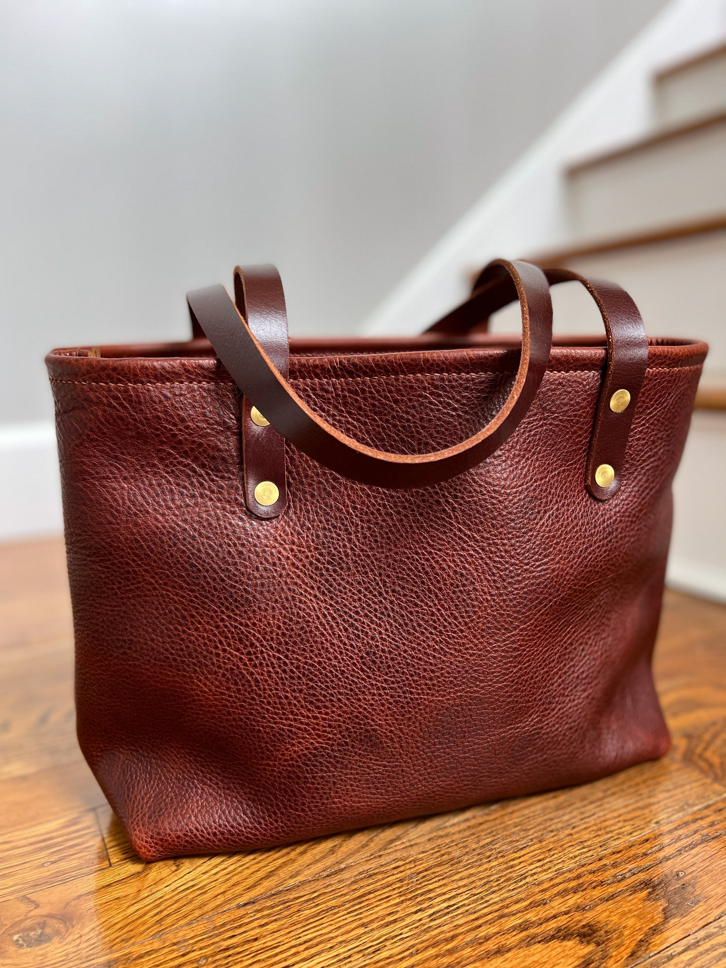 East-West Shopper in New Cognac