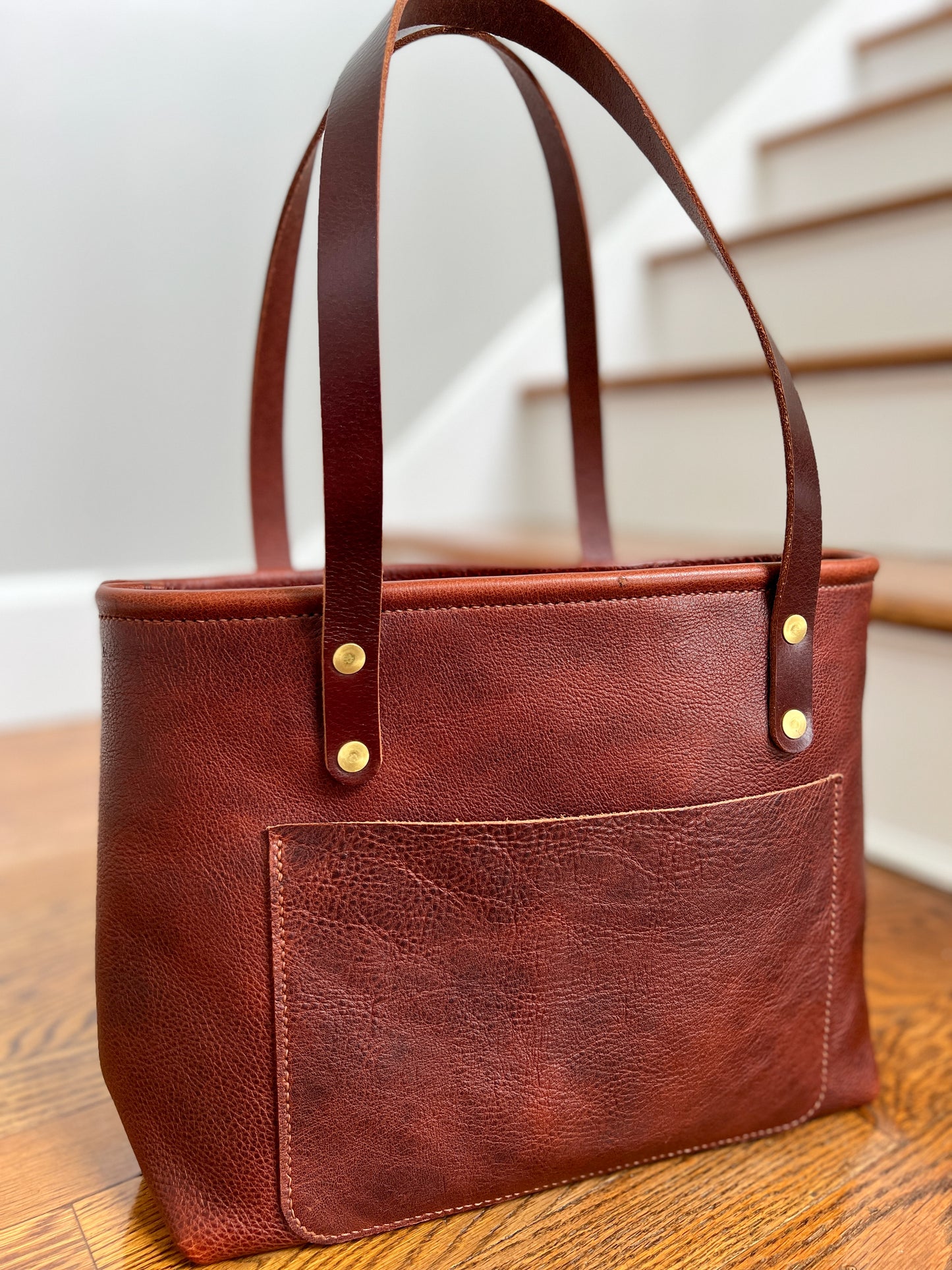 East-West Shopper in New Cognac