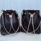 Emery Drawstring Bucket in Mocha