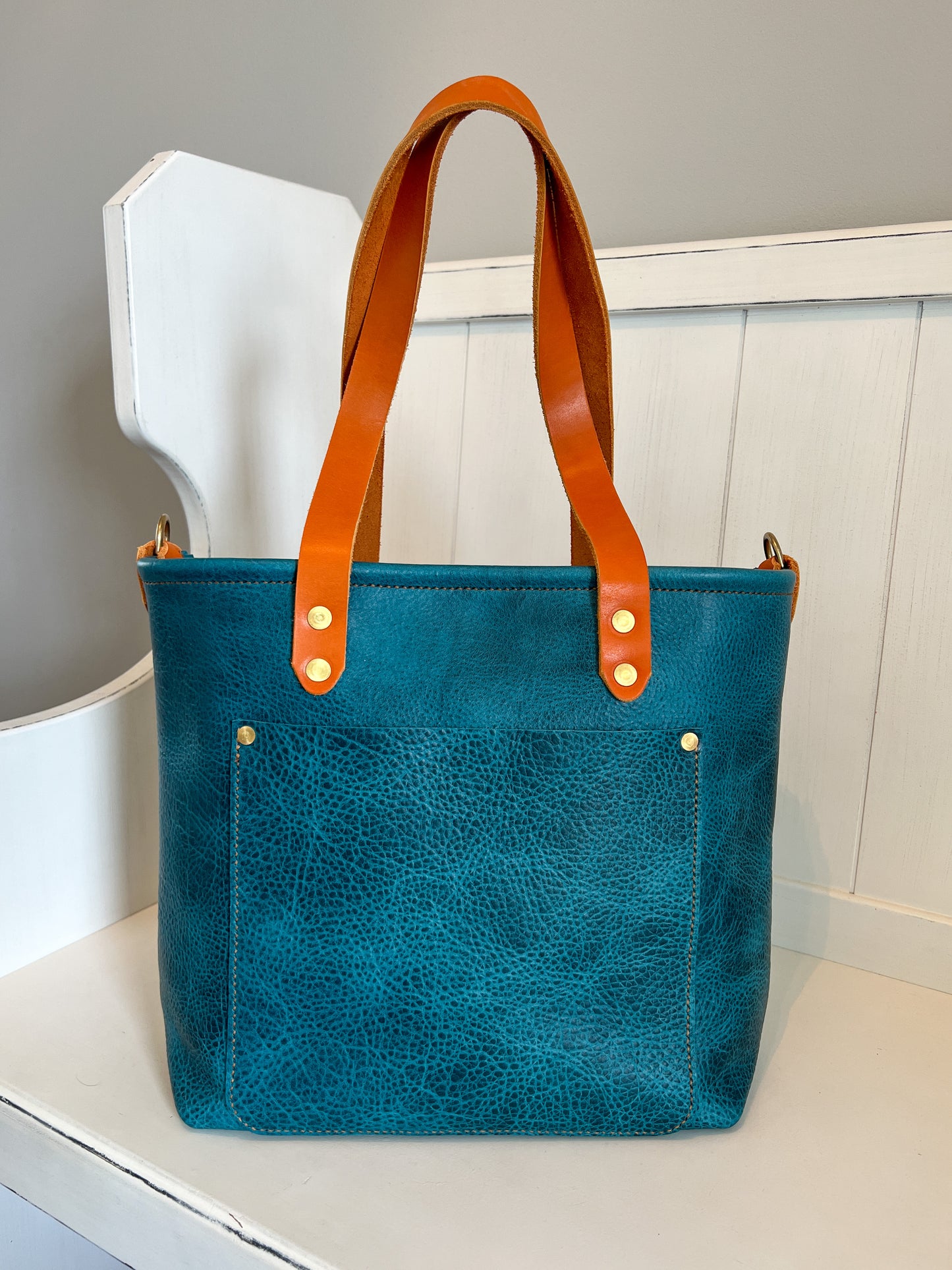 Classic Tote in Blue Moon Bison