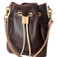 Emery Drawstring Bucket in Mocha