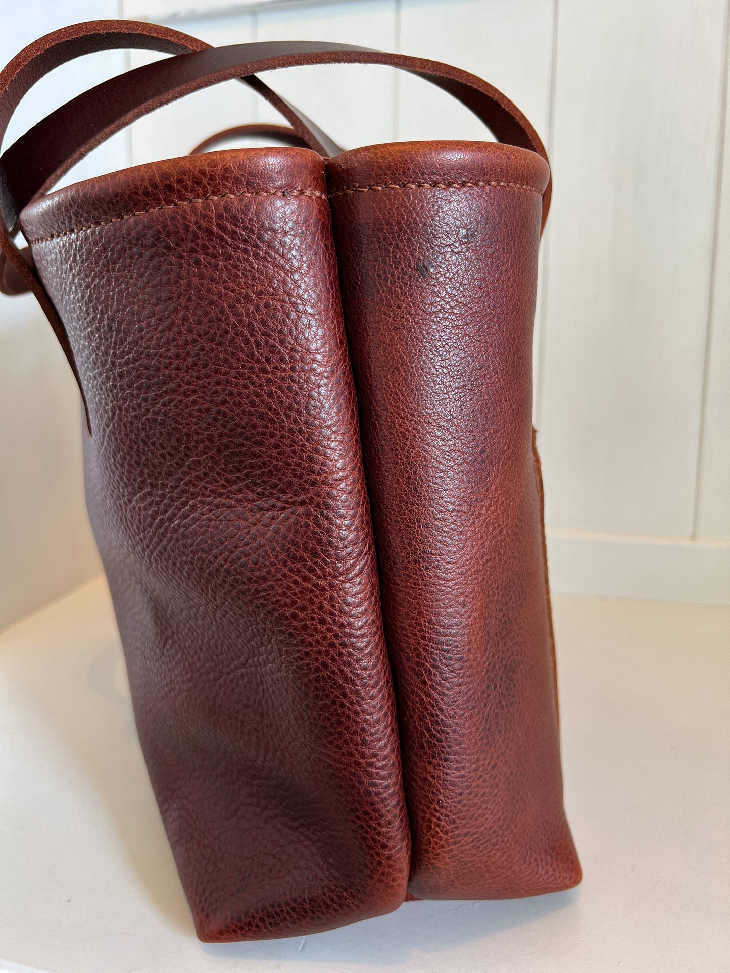 East-West Shopper in New Cognac