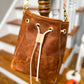 Emery Drawstring Bucket in Timber