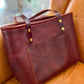 East-West Shopper in New Cognac