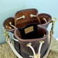 Emery Drawstring Bucket in Mocha