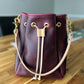 Emery Drawstring Bucket in Purple Kodiak