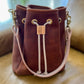 Emery Drawstring Bucket in Cider
