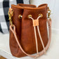 Emery Drawstring Bucket in Cider