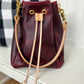 Emery Drawstring Bucket in Purple Kodiak