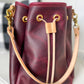 Emery Drawstring Bucket in Purple Kodiak
